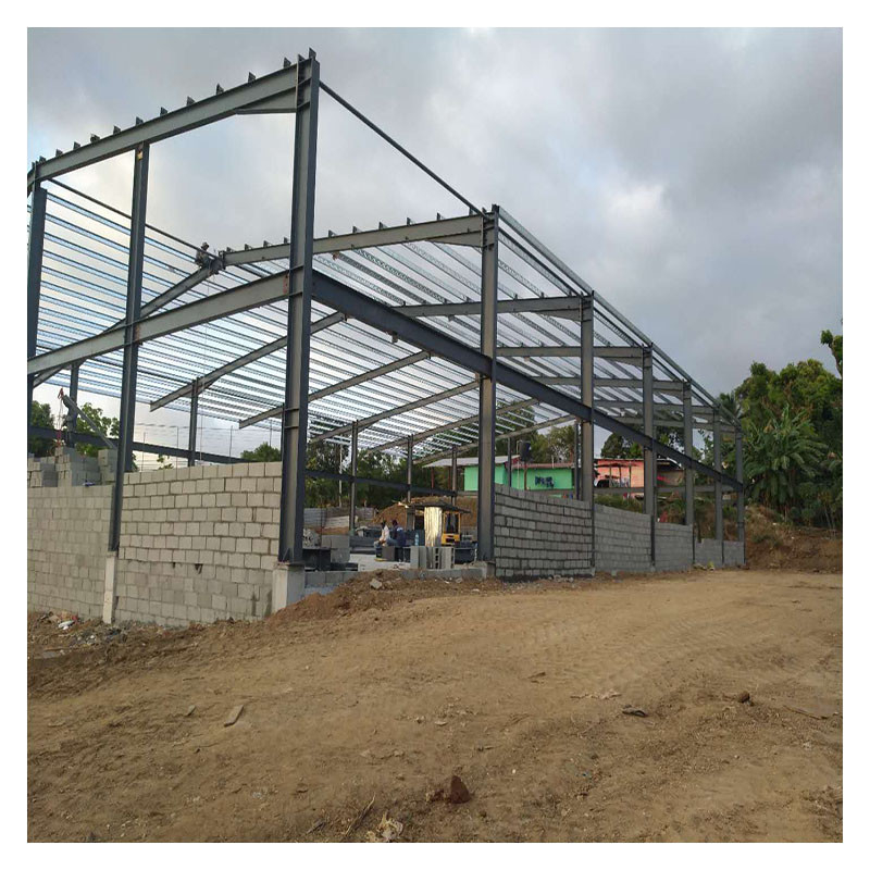 Panama Depo kullanımı için basit ve katı çelik yapısı prefabrik bina