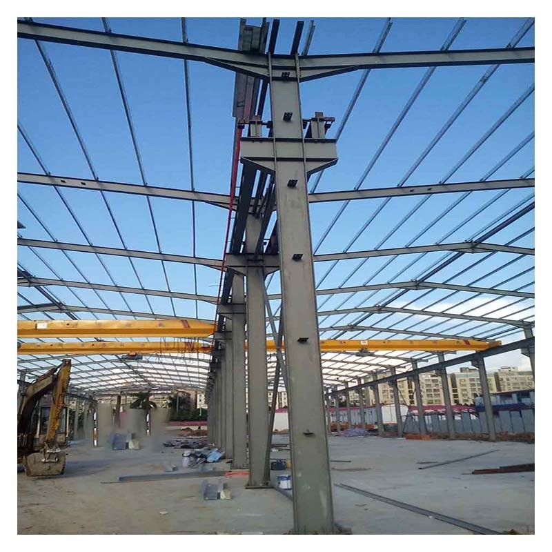 Prefabrik çelik yapı atölyeleri ve H şekilli çelik ile desteklenen atölyeler