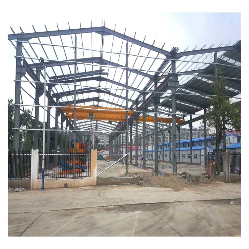Prefabrik çelik yapı atölyeleri ve H şekilli çelik ile desteklenen atölyeler