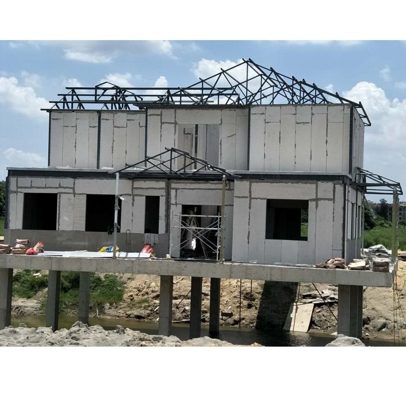 CHINA Sıcak Satış STEEL STRUCTURE PREFAB RESORT KOTTAJ BAĞ CABIN KIT MINI KÜÇÜK Çerçeve Evi
