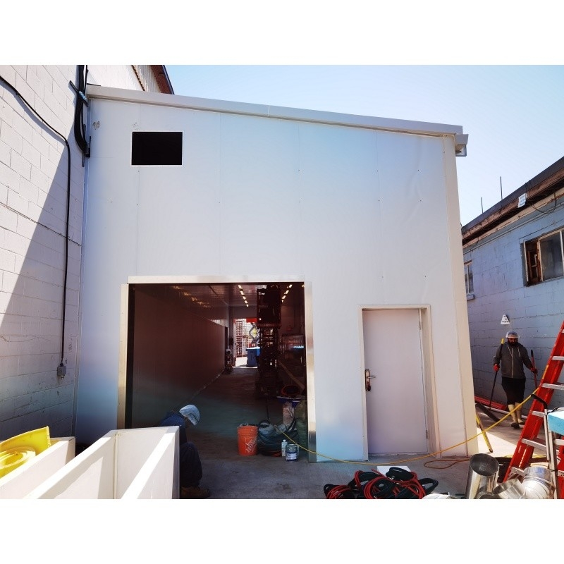 Prefabik Hafif Çelik Yapı Bina Metal Bina Çelik Yapı Bina Sıcak Dip Galvanize Depo için
