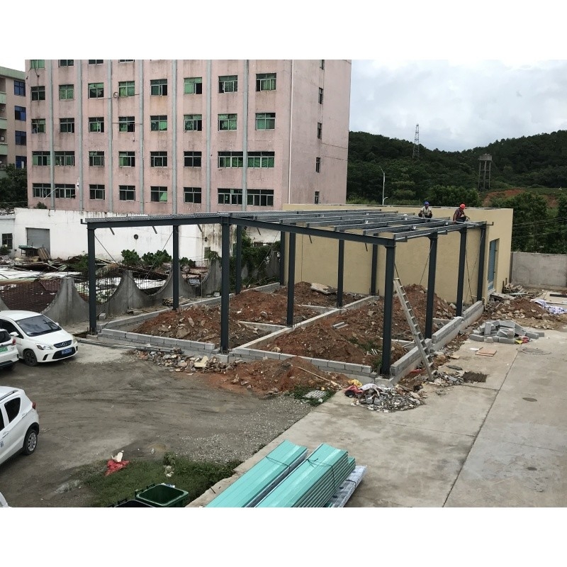 Çin Depo için Çelik Yapı Bina Malzemeleri Üretiyor Metal Depo Bina Üç Kanıt Depo