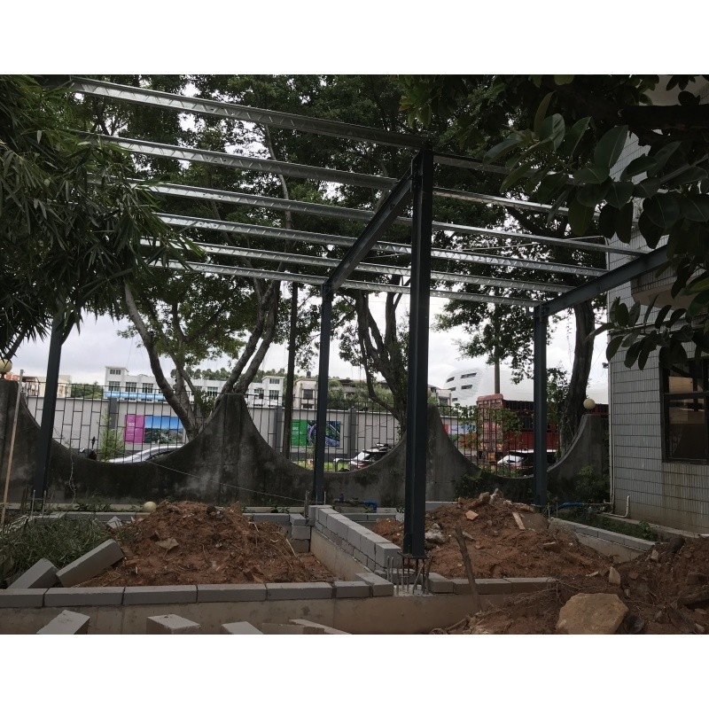 Çin Depo için Çelik Yapı Bina Malzemeleri Üretiyor Metal Depo Bina Üç Kanıt Depo