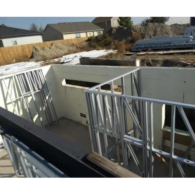 Lüks Tasarım Çelik Çerçeve Prefab Evler Prefab Çelik Villa Hafif Çelik Yapı Bina Tasarımı 2 Katlı