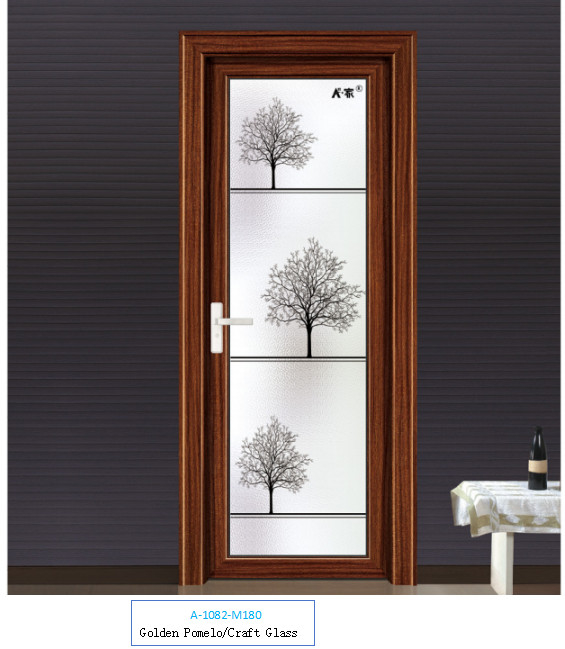 Banyo alüminyum alaşım salıncak kapı, seçim yapmak ve özelleştirmek için çeşitli desenler