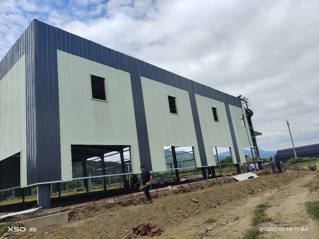 Yeni Tipi Yapı Prefabrikasyonu Çelik Yapı İnşaat Prefabrikasyon Fabrikası