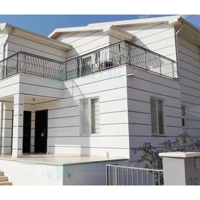 Villa için prefabrik ev Yüksek Kalite Hafif Çelik 2 katlı kolay monte