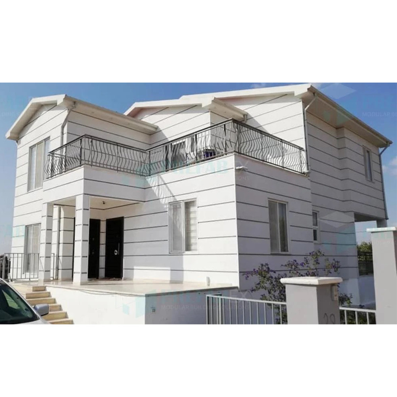Villa için prefabrik ev Yüksek Kalite Hafif Çelik 2 katlı kolay monte