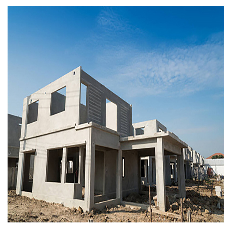 Villa için prefabrik ev Yüksek Kalite Hafif Çelik 2 katlı kolay monte