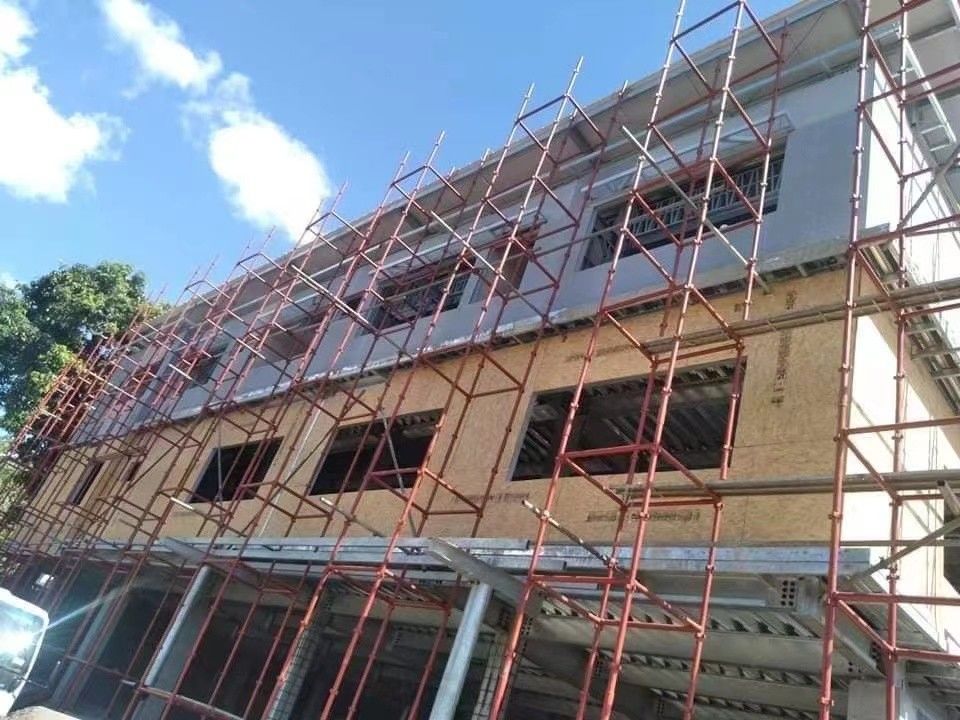 Ses yalıtımı yamaçlı çatı villa çok katlı hafif çelik ölçümlü ev hastane için